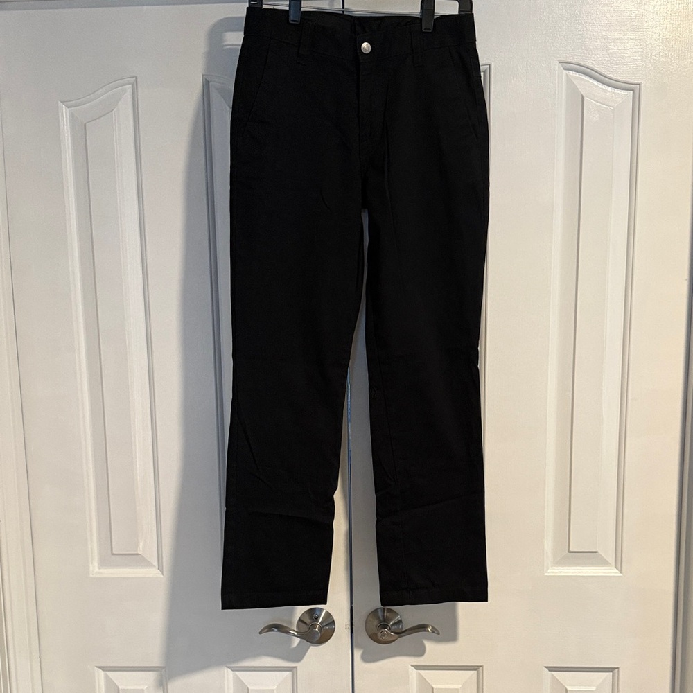 Volcom Black Straight-Leg Pants